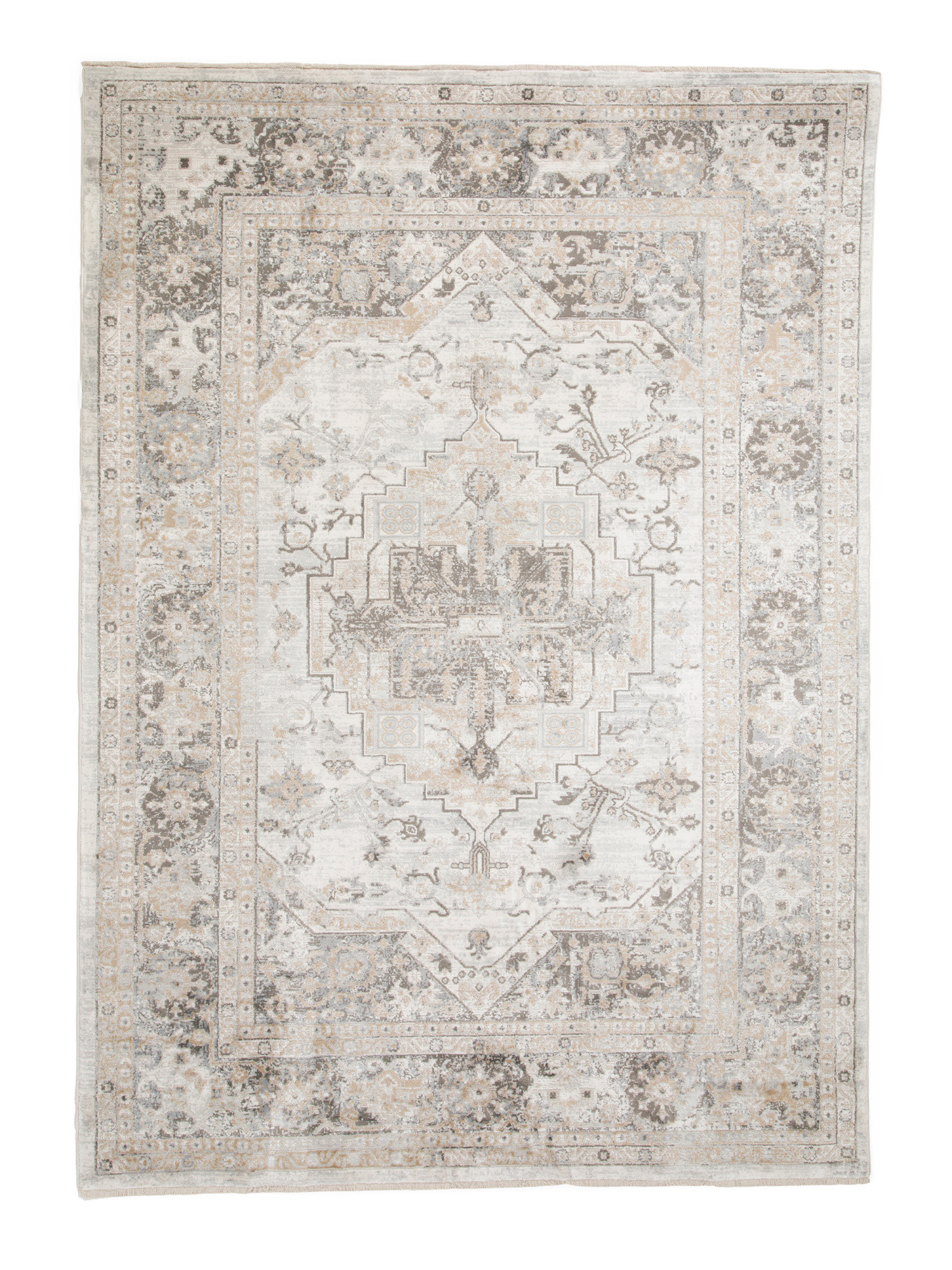 Made In Turkey Frayed Area Rug | TJ Maxx