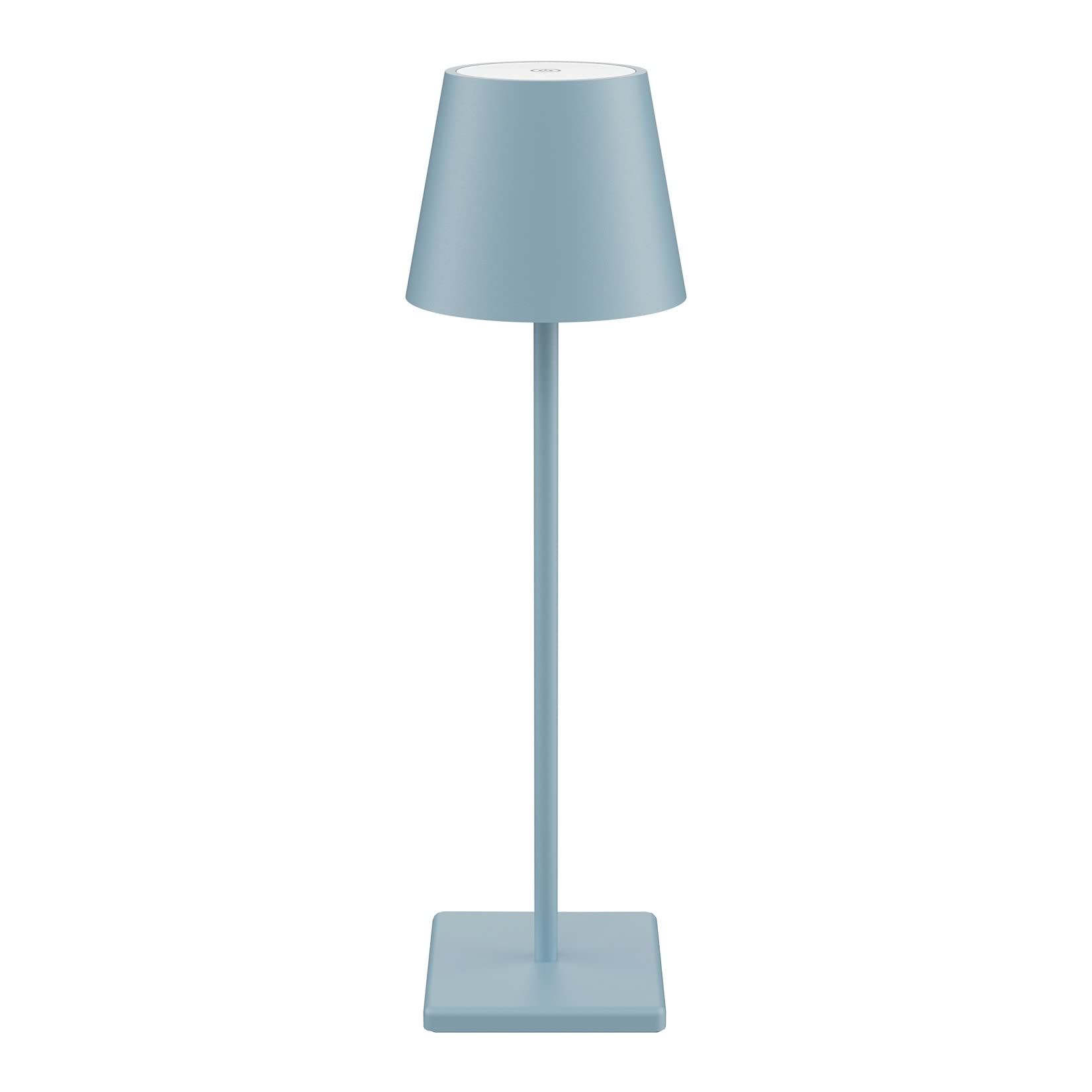 Blue Cordless Table Lamp,5500mAh Battery Powered Table Lamp,3W Touch Rechargeable Battery Table L... | Amazon (US)