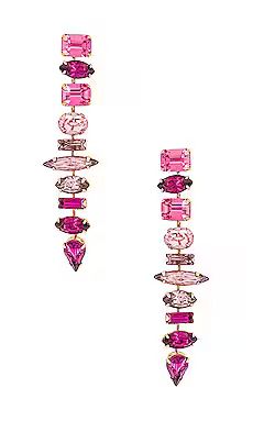 Elizabeth Cole Starla Earrings in Pink from Revolve.com | Revolve Clothing (Global)