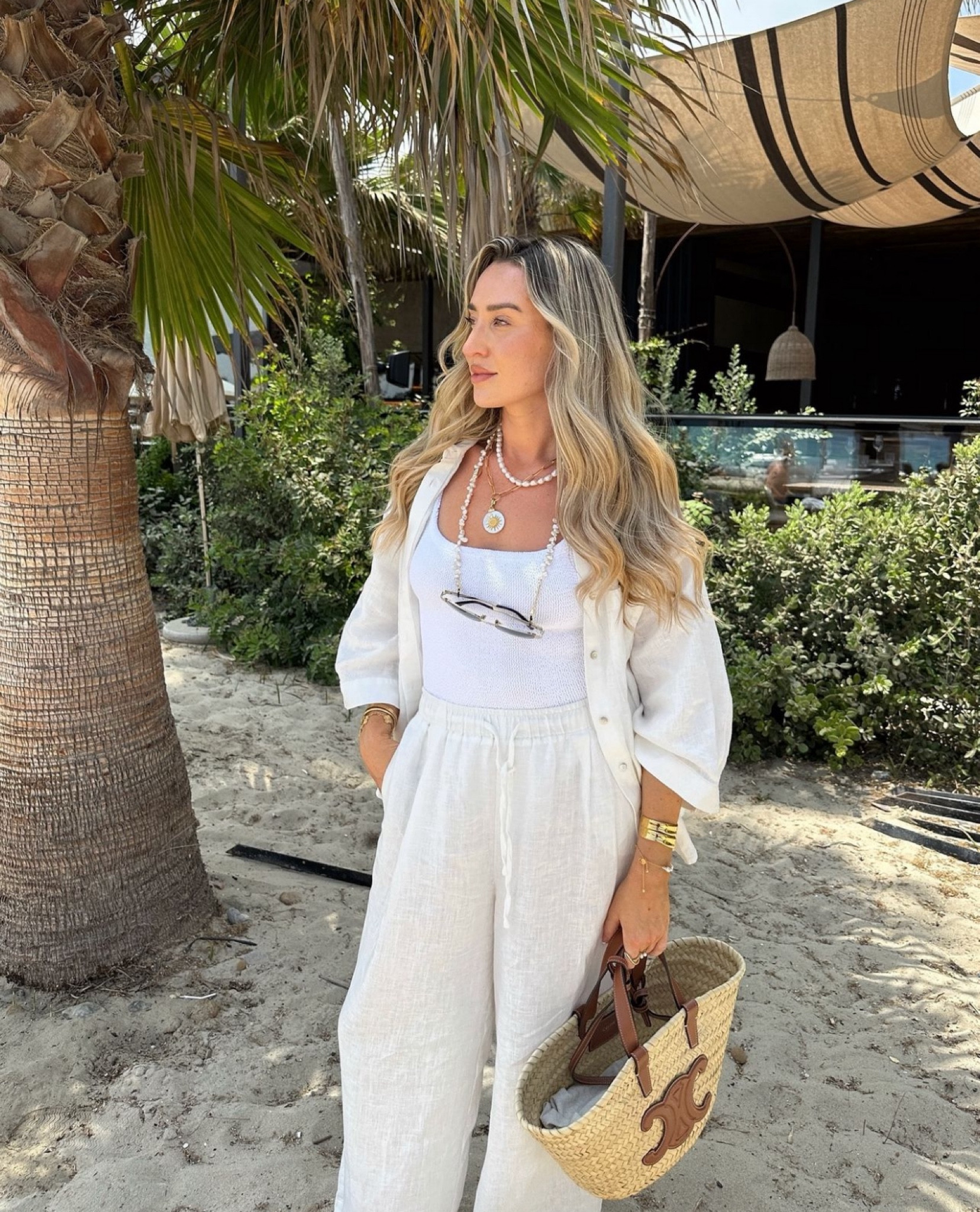 Beautiful all white summer look with this gorgeous linen set from Mint Velvet, beach and city ready when it’s super hot 😎 

#LTKluxury #LTKswimwear #LTKsummer