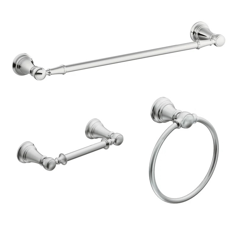 YB84CH-KIT Weymouth 3 - Piece Bathroom Hardware Set | Wayfair North America