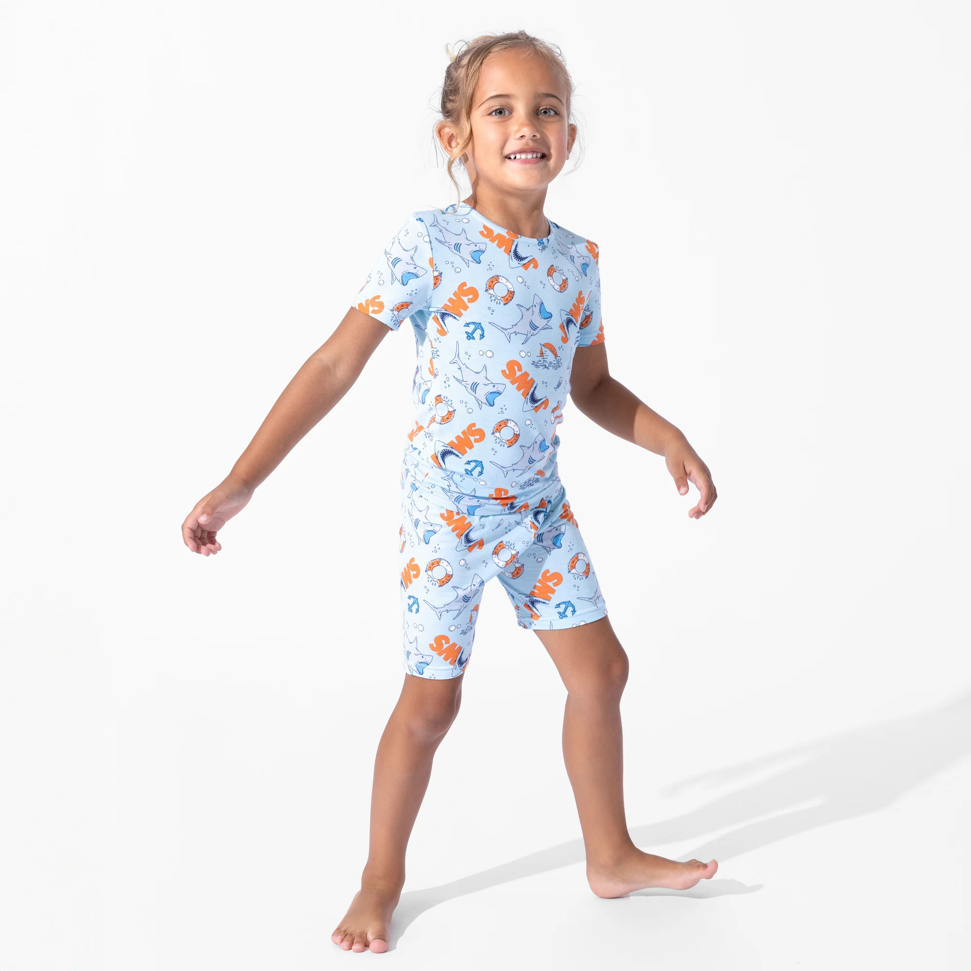 JAWS Bamboo Kids Pajama Short Set | Bellabu Bear