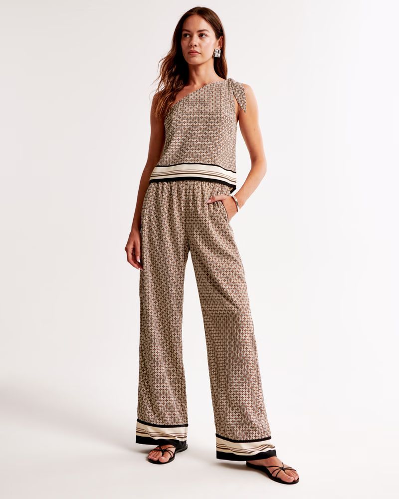 Women's Drapey Pull-On Pant | Women's Bottoms | Abercrombie.com | Abercrombie & Fitch (US)