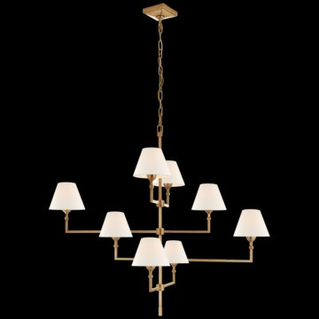 Jane Large Offset Chandelier | Burke Decor