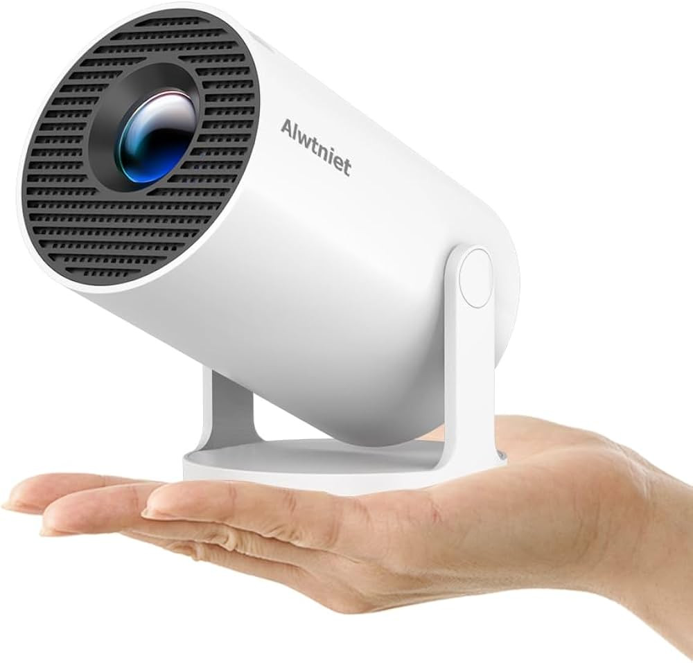 Mini Projector with Wifi 6 and Bluetooth5.4, Portable Projector 4K Support, Android 14 Smart Proy... | Amazon (US)