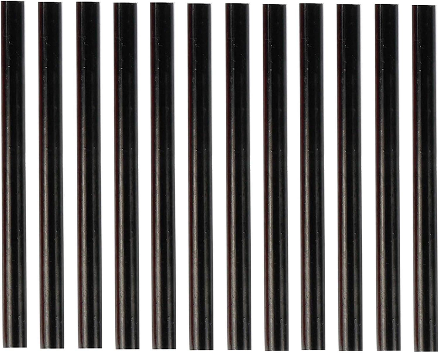 HUIHUIBAO 12 PCS Colored Hot Glue Sticks, Mini Hot Melt Adhesive Glue Stick for DIY Art Craft, 7 x 100mm, Black | Amazon (US)