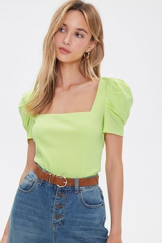 Puff-Sleeve Princess Top | Forever 21 (US)