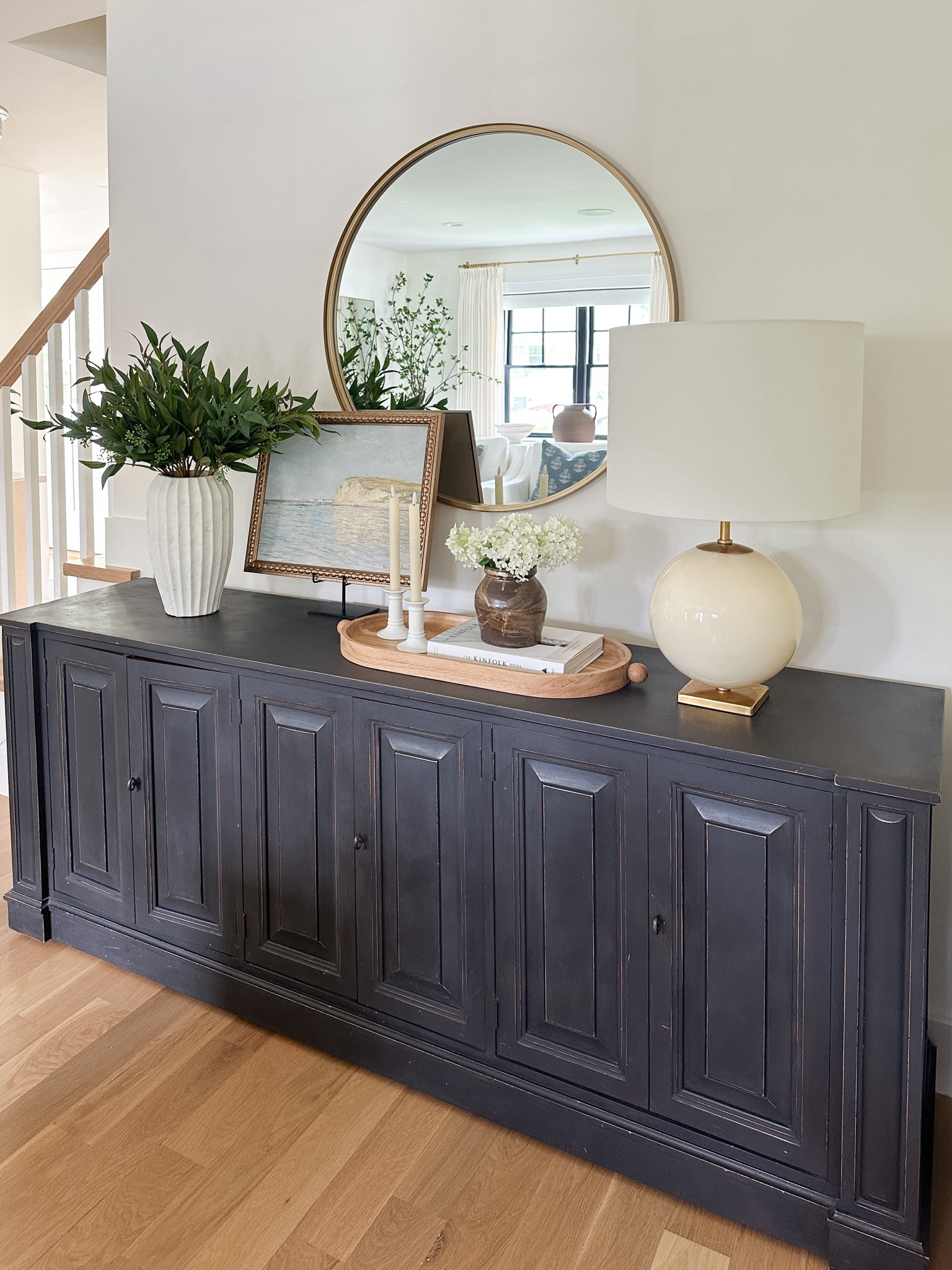 Black sideboard. Charcoal sideboard. Buffet. Home decor. Console styling. Buffet styling. Round mirror. Target. Amazon. Studio McGee. Neutral. Organic modern. Coastal. Design.

#LTKSaleAlert #LTKHome #LTKStyleTip