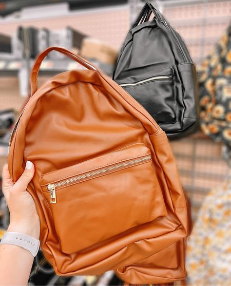 CLEARANCE backpacks! Faux leather brown and faux leather black backpack with gold hardware. Originally $24.88 now $18.50!

Cognac backpack
Soft leather backpack
Soft faux leather
Soft backpack
Stylish back
Streetwear bags
Streetwear backpacks
Adult backpack
Backpack purse
Mom backpack
Stylish mom bag
Black pleather backpack
Black leather backpack
Black backpack
Brown backpack

#LTKitbag #LTKunder50 #LTKsalealert