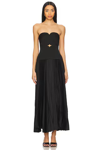 Acler x REVOLVE Avonlea Midi Dress in Black from Revolve.com | Revolve Clothing (Global)