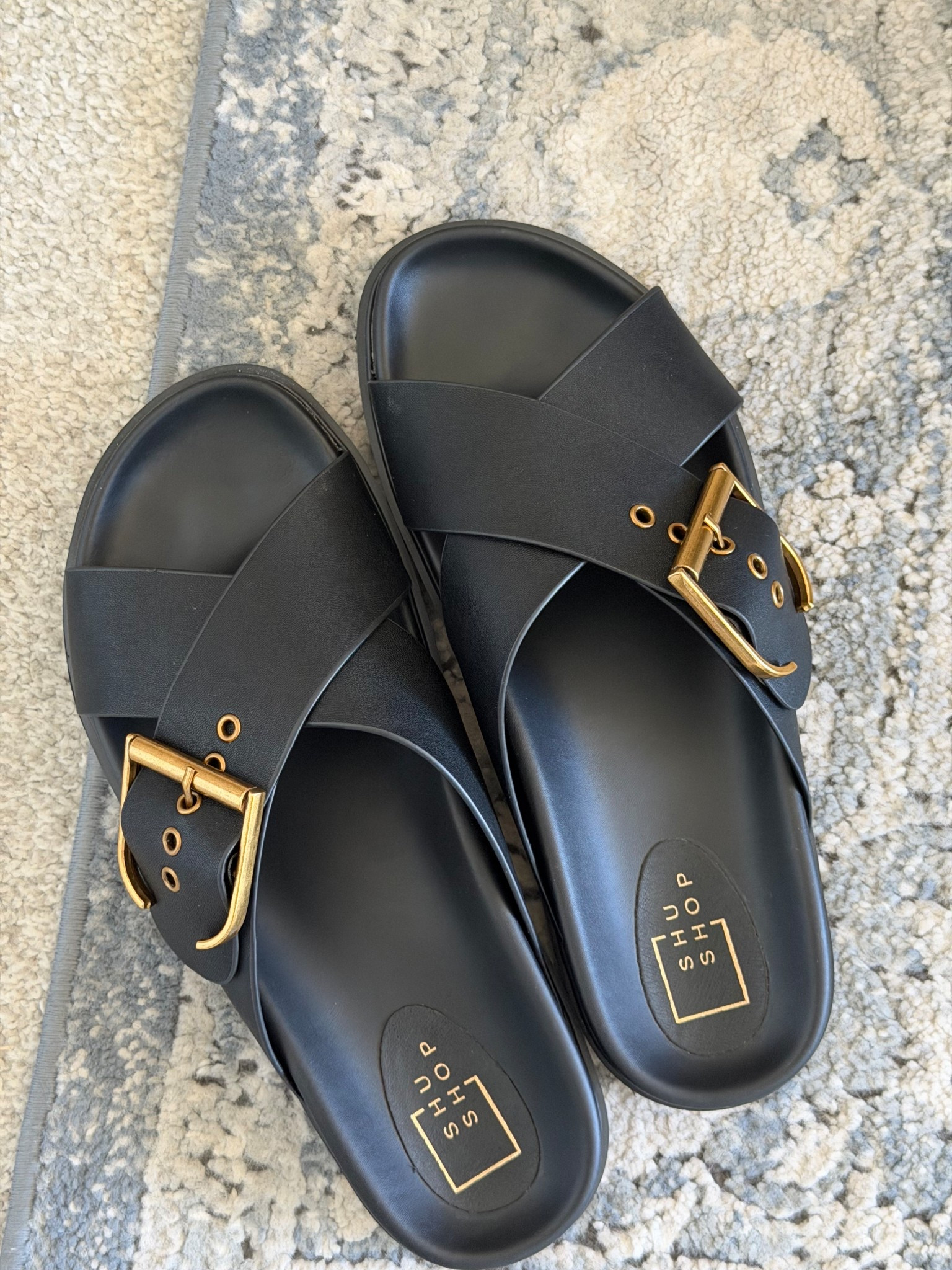 The perfect black sandals for spring 

#LTKootd #LTKmomlife #LTKgrwm