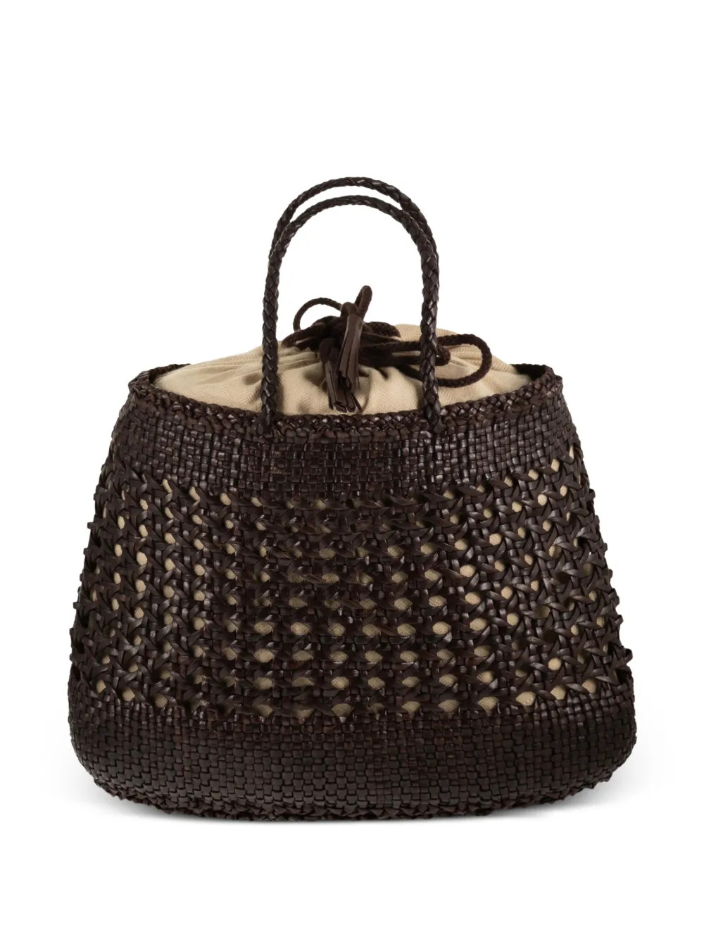 DRAGON DIFFUSION Santa Cano woven-design Tote Bag | Brown | FARFETCH | Farfetch Global