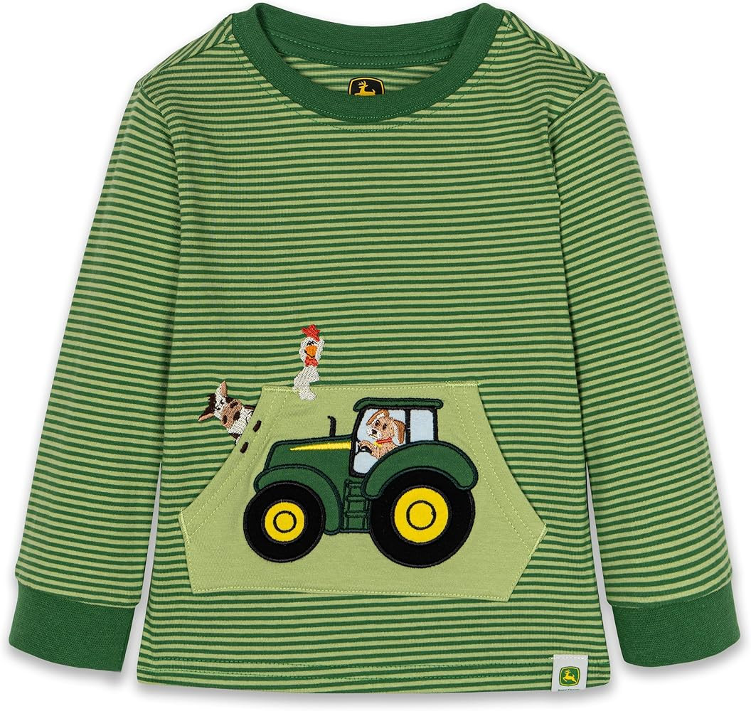 John Deere 2fer Waffle Knit Long Sleeve T-Shirt Toddler to Little Kid Sizes (2T - 7) | Amazon (US)