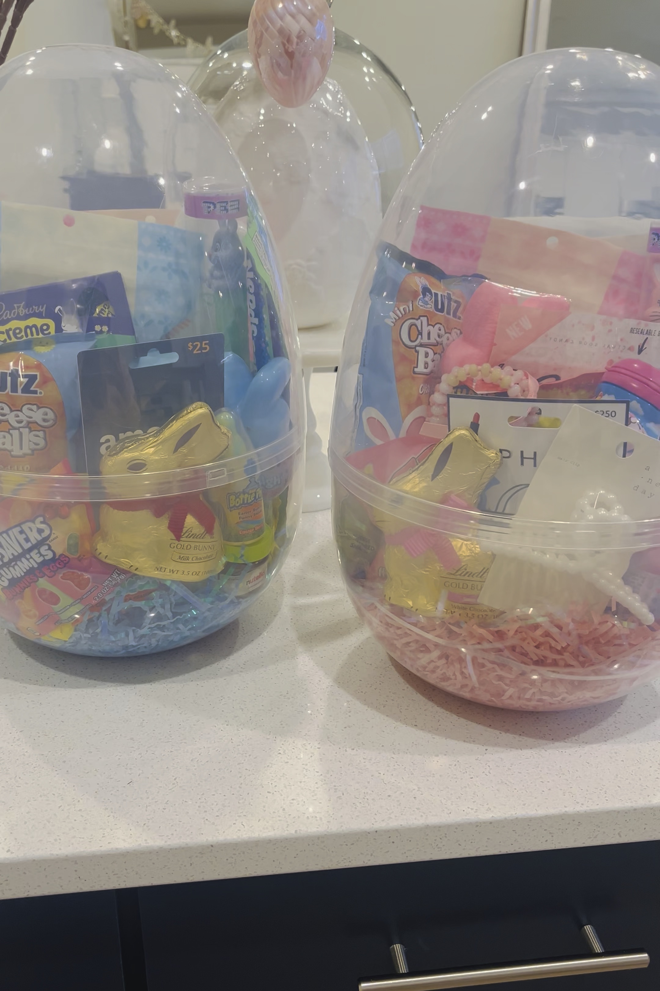 Big Easter Plastic Eggs
🤍

***These huge plastic eggs sell out fast, they do restock a few times so if you’re sold out, keep checking back.

Easter basket, Teenage Easter basket, Easter gift, Easter present, Easter stuffers, Kids, Easter

#LTKFamily #LTKKids #LTKSeasonal