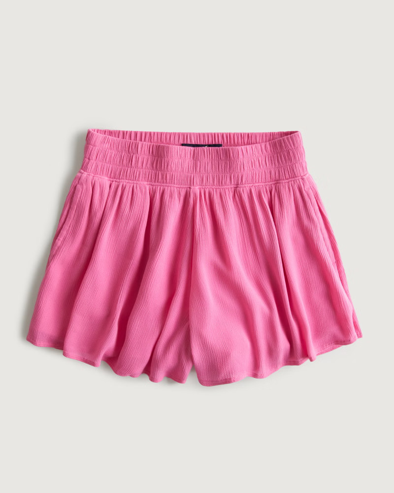 Ultra High-Rise Flowy Soft Shorts | Hollister (US)
