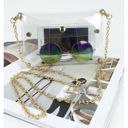 Clear Purse Gift for Women Stadium Approved Clear Crossbody Bag Cute for Sports Concert Prom Party P | Walmart (US)