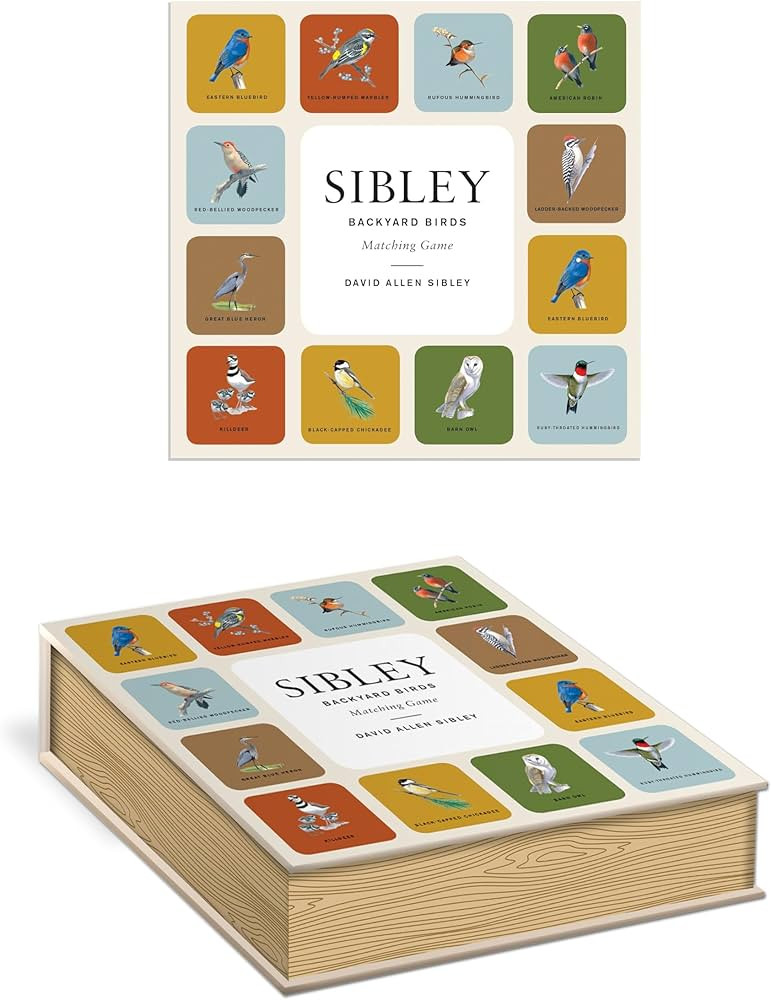 Sibley Backyard Birds Matching Game: A Memory Game with 20 Matching Pairs for Children | Amazon (CA)