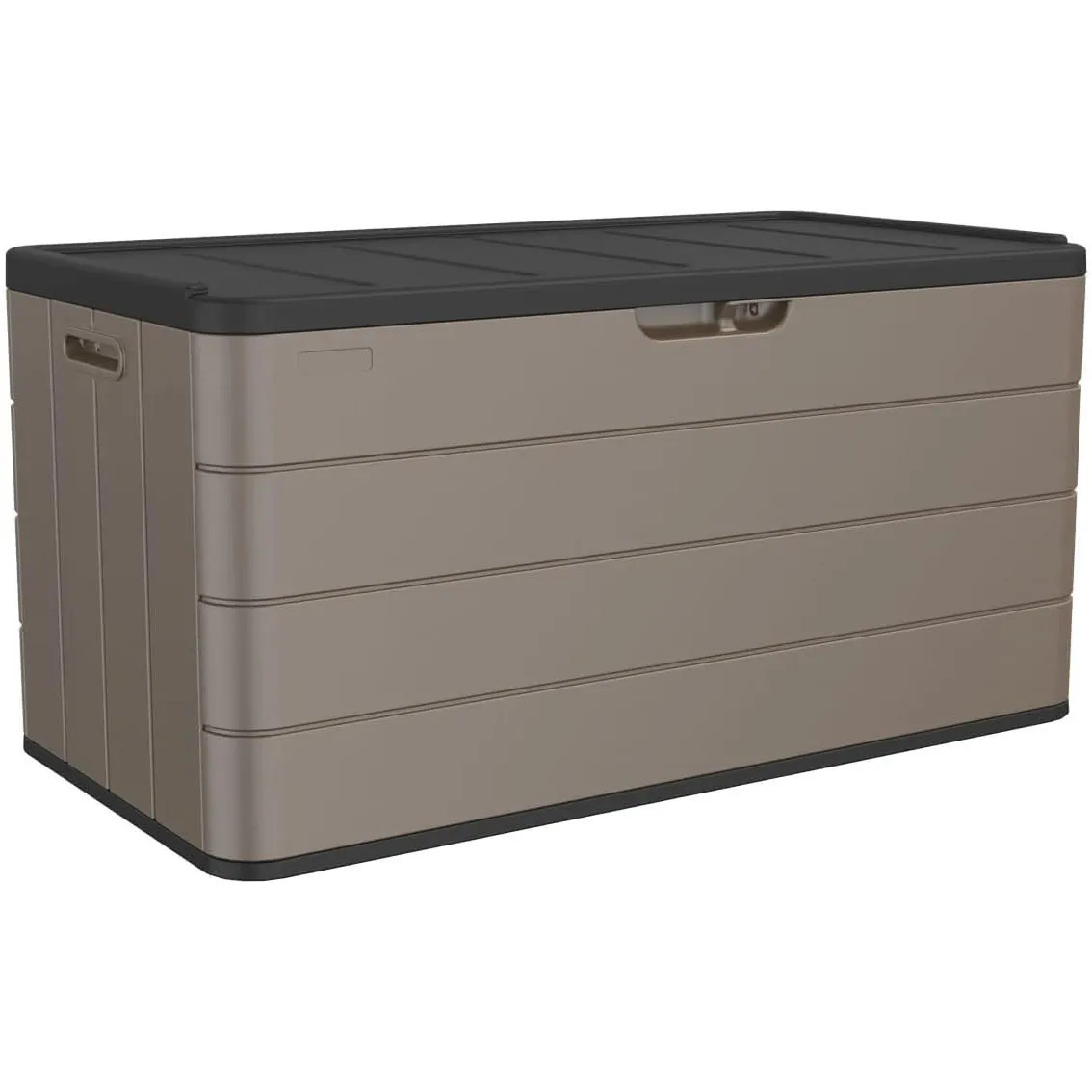Yardgrace 100 Gallon Brown Waterproof Outdoor Storage Box Deck Box Outdoor Toy Storage one_size | BSBCJYEUS0L1 | Lowe's