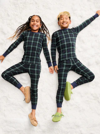 Gender-Neutral Snug-Fit Graphic Pajama Set for Kids | Old Navy (US)