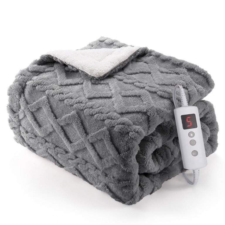 Garvee Electric Throw Blanket 50" x 60", Fast Heating Blanket with 10 Heating Levels, Thick Tufte... | Walmart (US)