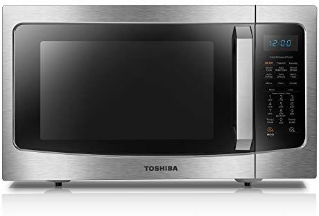 Toshiba ML-EC42P(SS) Microwave Oven with Healthy Air Fry, Smart Sensor, Easy-to-Clean Stainless S... | Amazon (US)