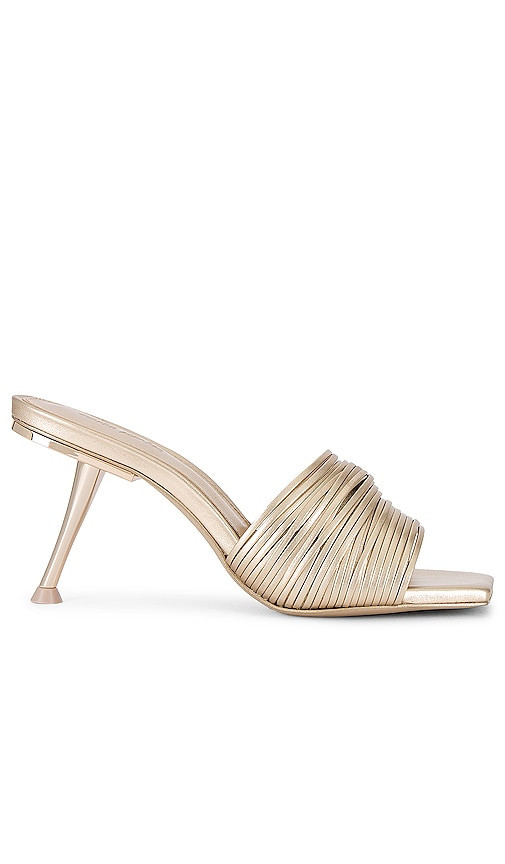Cult Gaia Giana Sandal in Metallic Gold. - size 36 (also in 37) | Revolve Clothing (Global)