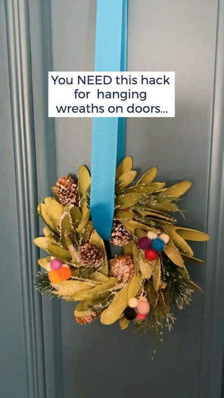 This is the easiest way to hang wreaths on doors! The mini wreaths hung on my kitchen cabinets are no longer available, but I’ve linked some other mini wreath options for you. 

#miniwreath #wreath #christmaswreath #christmas #christmasdecor #kitchen #kitchendecor #holidaydecor 

#LTKhome #LTKHoliday #LTKSeasonal