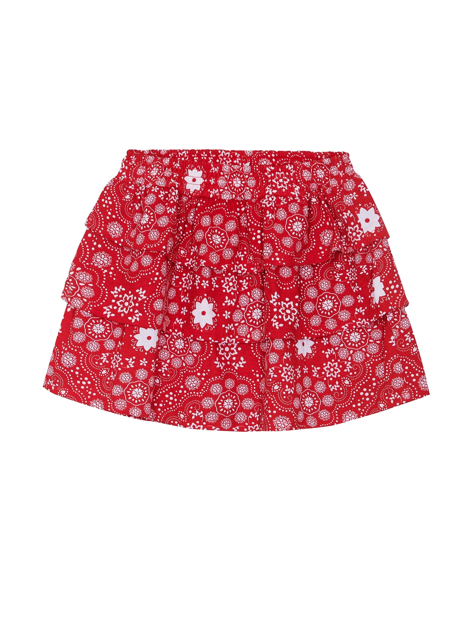 Way to Celebrate Girls Americana Tiered Skirt, Sizes 4-18 | Walmart (US)