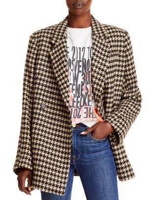 Kaia Houndstooth Blazer | Bloomingdale's (US)