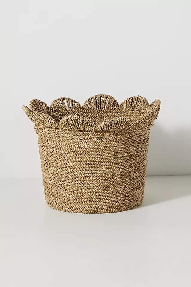 Antle Scalloped Basket | Anthropologie (UK)