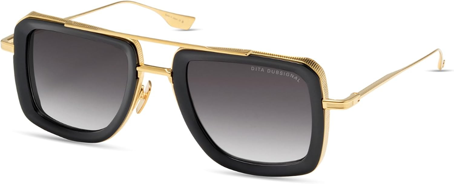 Dita DUBSIGNAL YELLOW GOLD - BLACK/GREY TO CLEAR onesizefitsall unisex Sunglasses | Amazon (US)