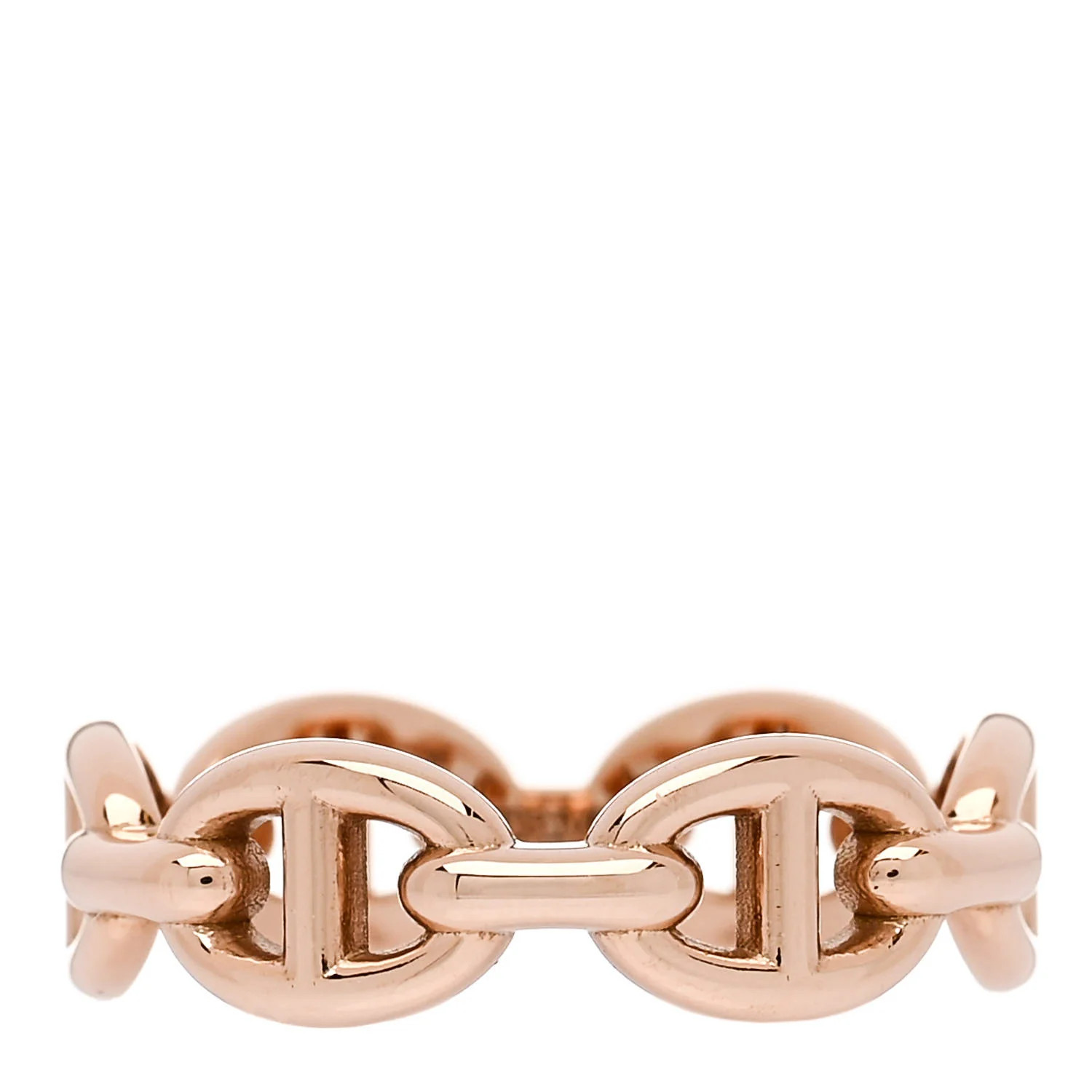 18K Rose Gold PM Chaine d'Ancre Enchainee Ring 52 6 | FASHIONPHILE (US)