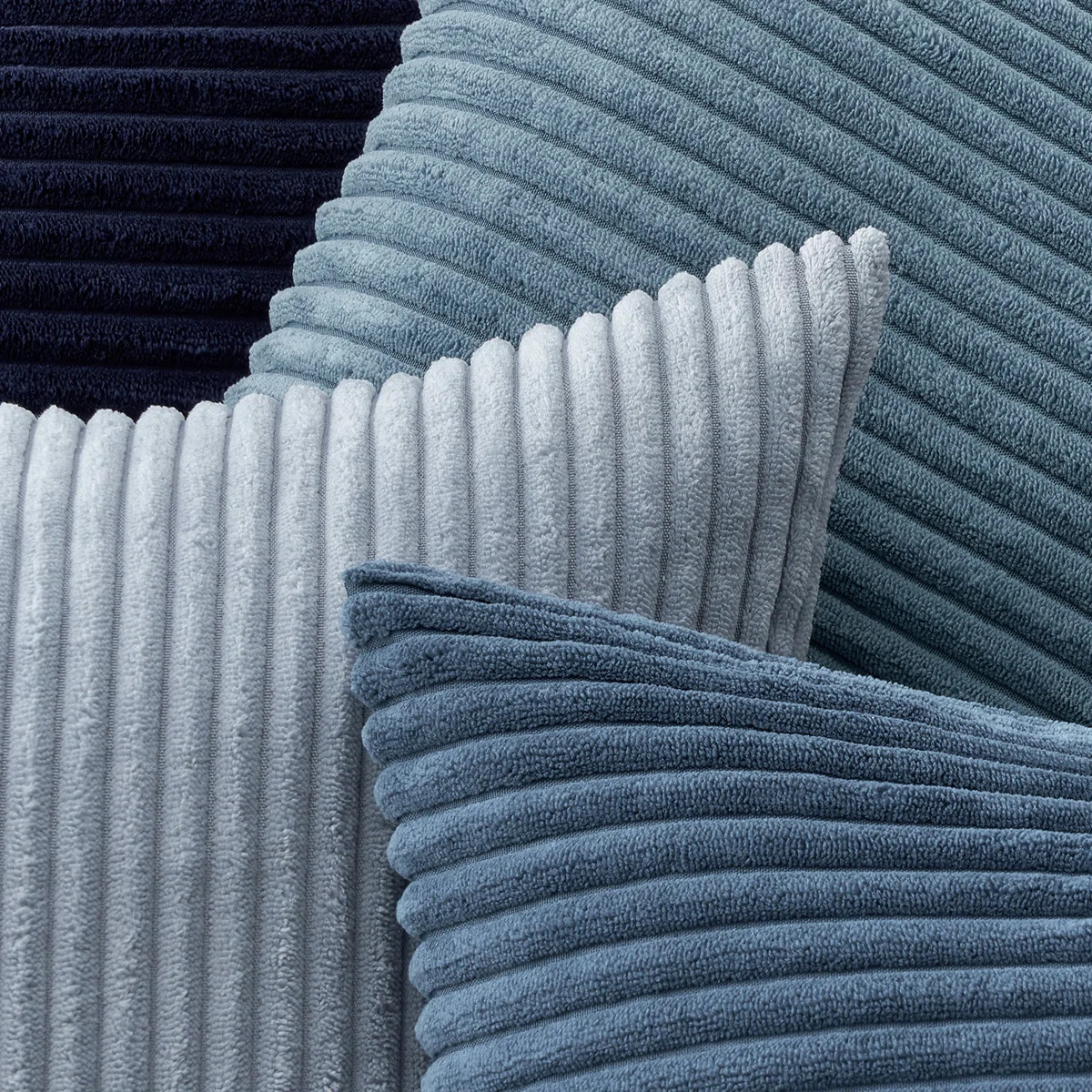 Corduroy Striped Corduroy Pillow Cover Square Modern Gradient Pillow Cases for Sofa,  Decorative ... | Wayfair North America