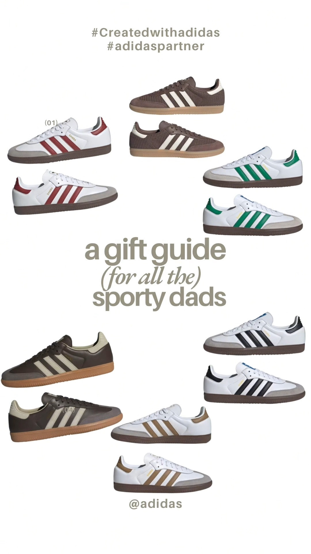 Shopping for Father’s Day just got easier!
adidas is your one-stop shop for gifting greatness for dad! Whether your dad is a gym lover, always on the go, or just all about comfort, adidas has him covered from head to toe… literally.! From stylish sneakers and performance gear to hats, socks, and everything in between, you’ll find the perfect gift to keep him looking and feeling good.
@adidas
#createdwithadidas
#adidaspartner

#LTKActive #LTKMens #LTKGiftGuide