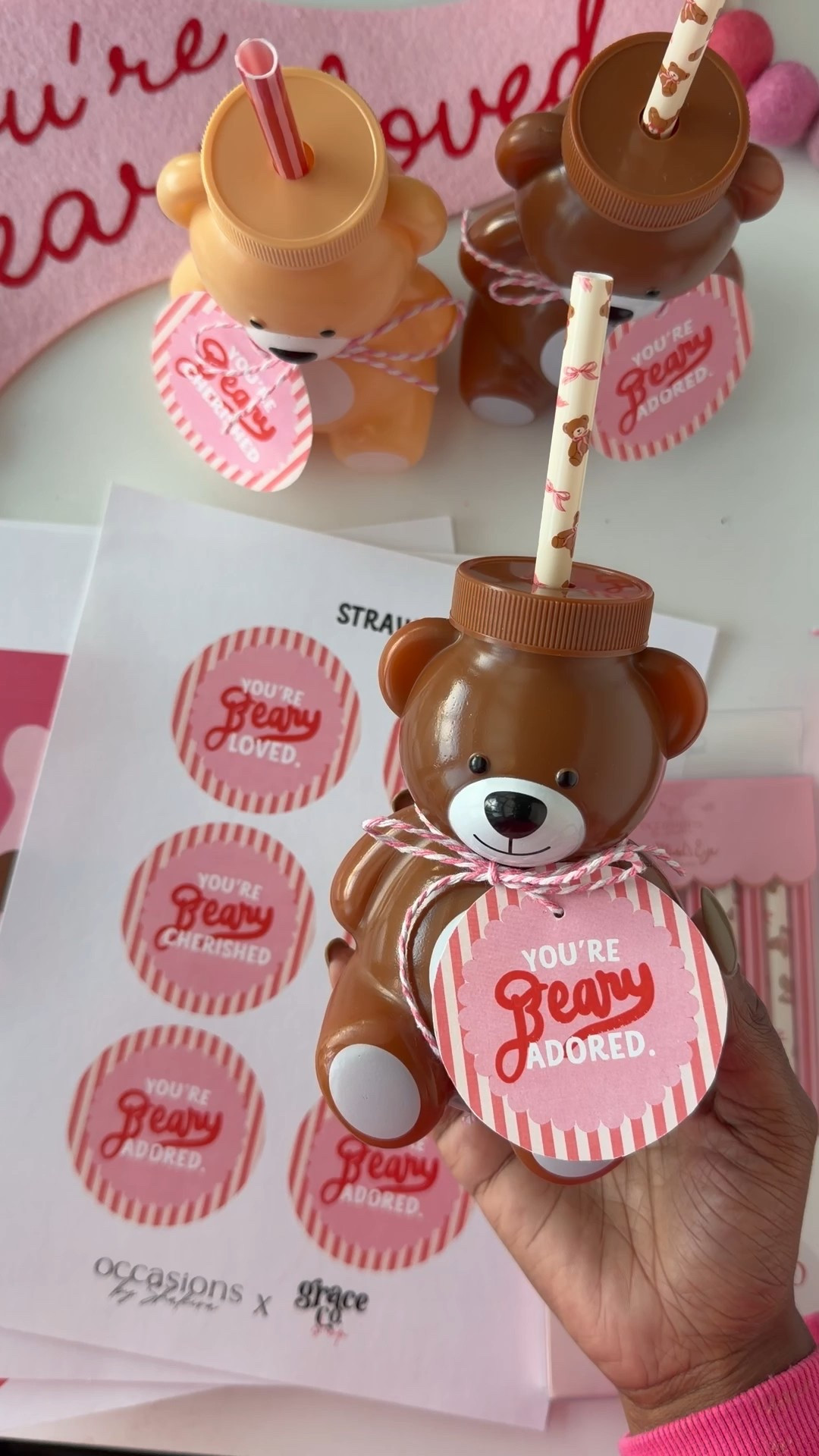 The sweetest teddy bear valentines for Valentine’s Day. Use code SHAKIRA20 on the straws!

#LTKKids #LTKSeasonal #LTKmomlife