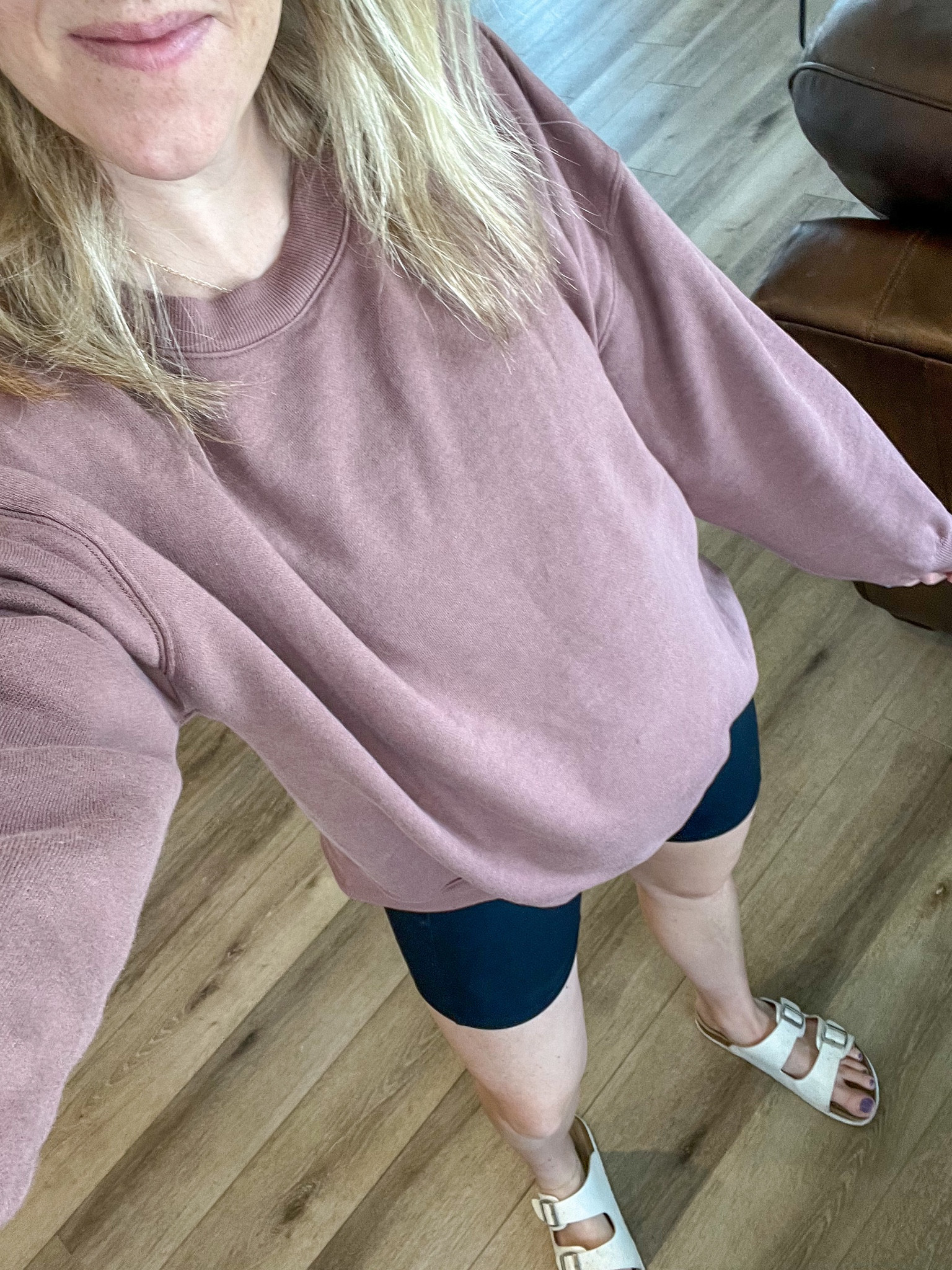 OOTD
Old Navy Sweatshirt
Amazon Maternity biker shorts
Amazon sandals 

#LTKSeasonal #LTKbump #LTKActive