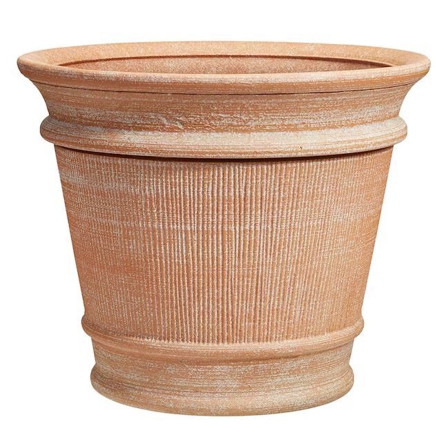 Grosfillex Large (25-65-Quart) 20.35-in W x 16.73-in H Terrain Resin Planter Lowes.com | Lowe's