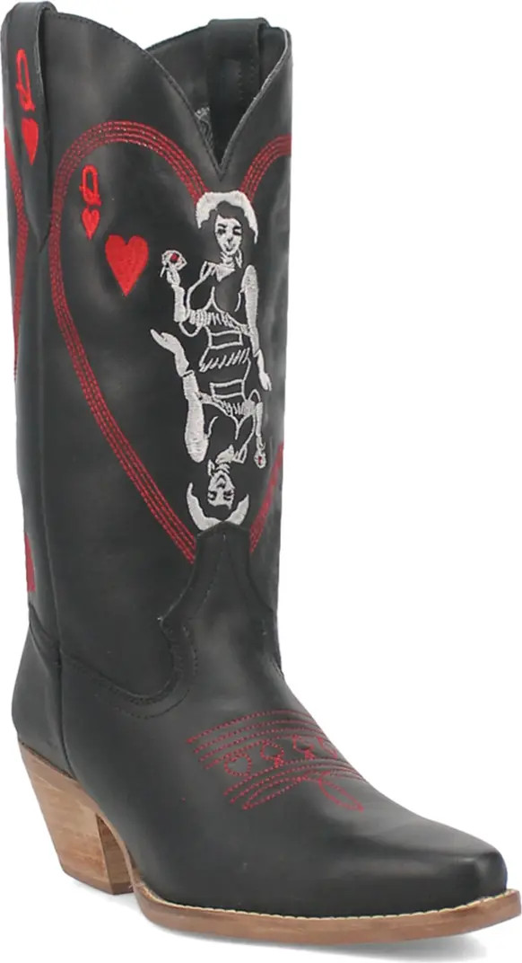 Queen a Hearts Western Boot (Women) | Nordstrom