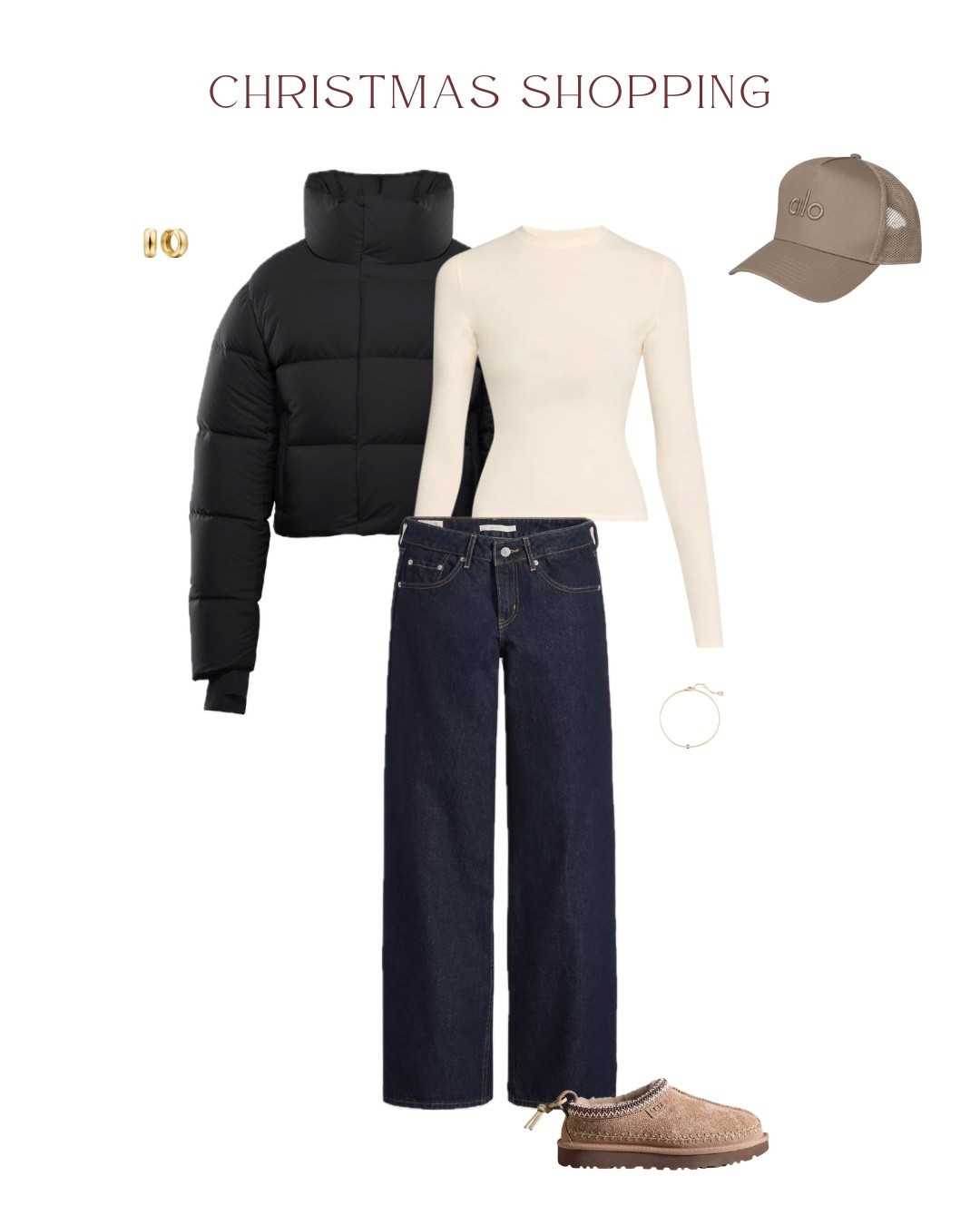 Casual comfy outfit for Christmas or Black Friday shopping 🎄

#LTKootd #LTKSeasonal #LTKgrwm