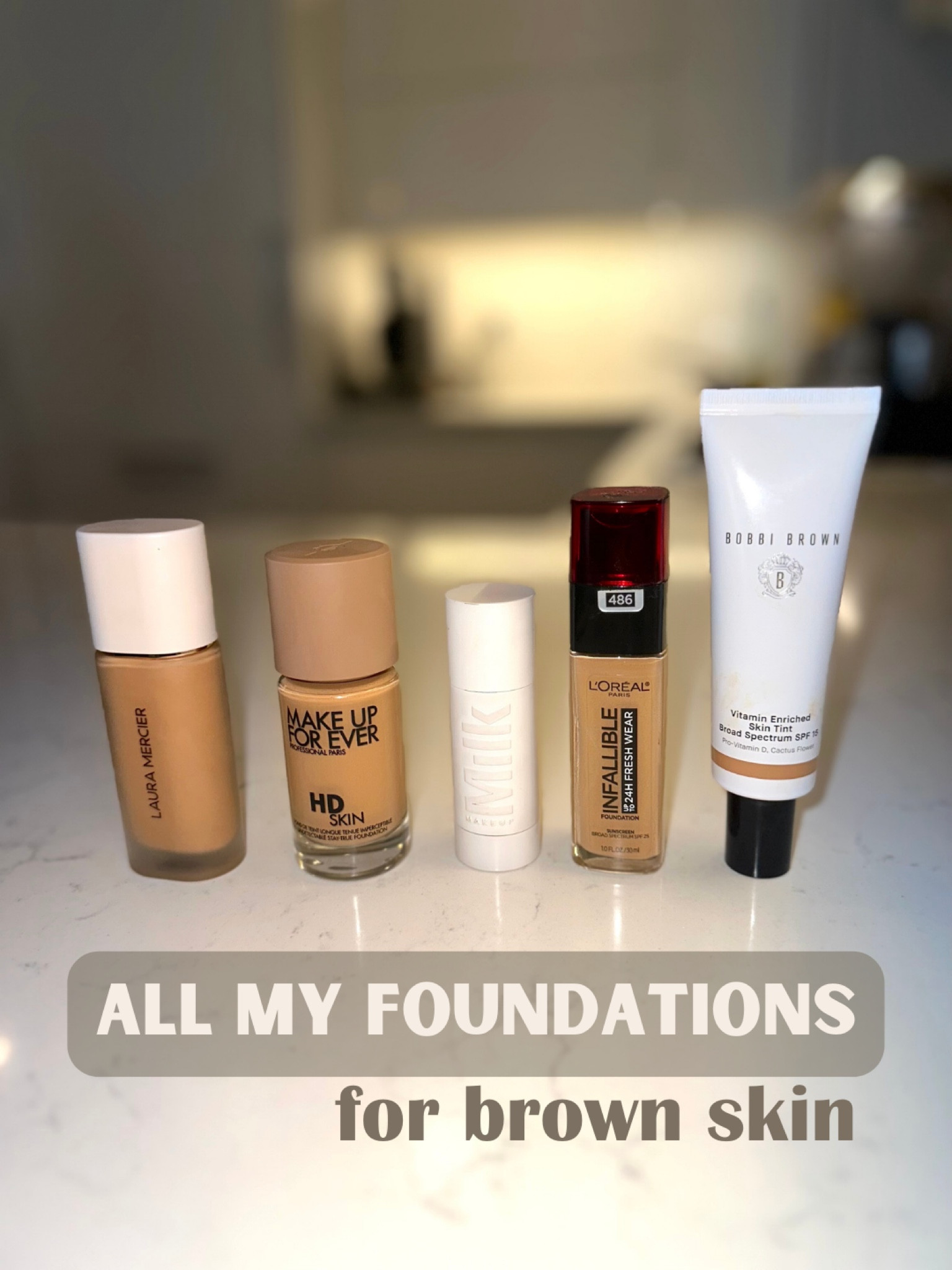 Some of my favorite new foundations for NC42 skin 