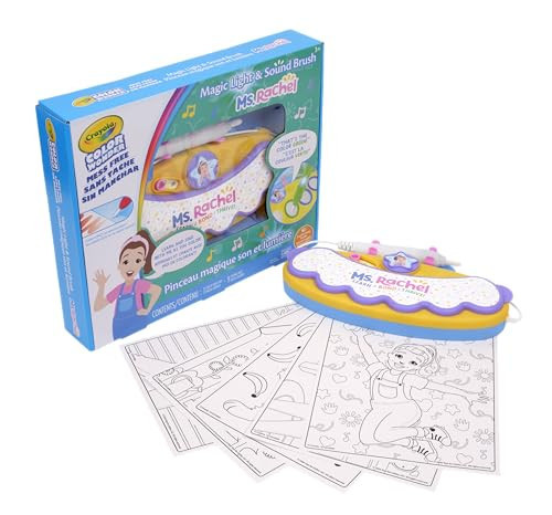 Crayola Ms Rachel Color Wonder Magic Light Brush, Mess Free Coloring Toy 3+ | Amazon (US)