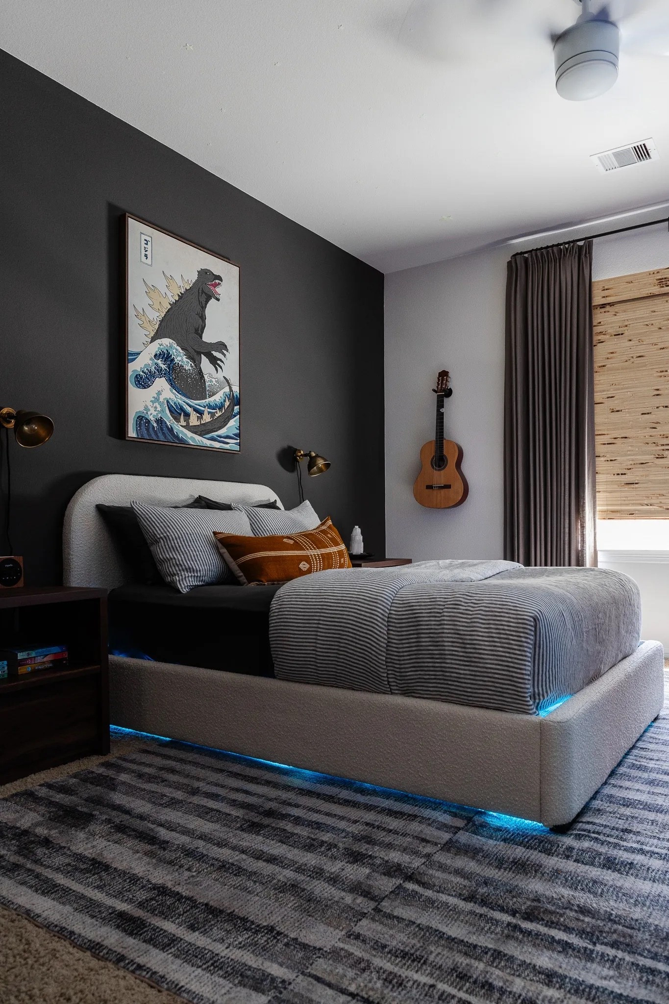 Teen Boy Bedroom 

This cream boucle upholstered bed is the most amazing find. The quality for the price is incredible. Highly recommend!

🚨 You can get 24% off drapes with code CRAZYWONDERFUL 

Striped linen bedding, stripe duvet, bamboo sheets for less, striped rug, linen drapes, affordable nightstands, kids room art

#LTKHome