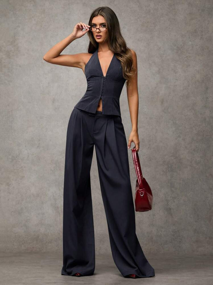 Color: Navy Blue | SHEIN