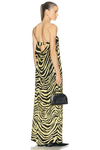 SRG Sloan Silk Dress in Beige | FWRD 