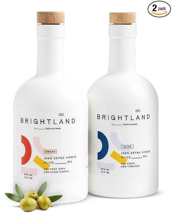 Brightland California Extra Virgin Olive Oils, The Duo – First Cold-Pressed Made with Early-Har... | Amazon (US)