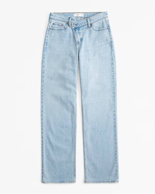 Women's Low Rise Baggy Jean | Women's Bottoms | Abercrombie.com | Abercrombie & Fitch (US)