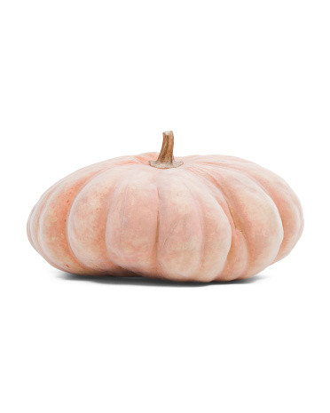 Flocked Pumpkin Decor | TJ Maxx