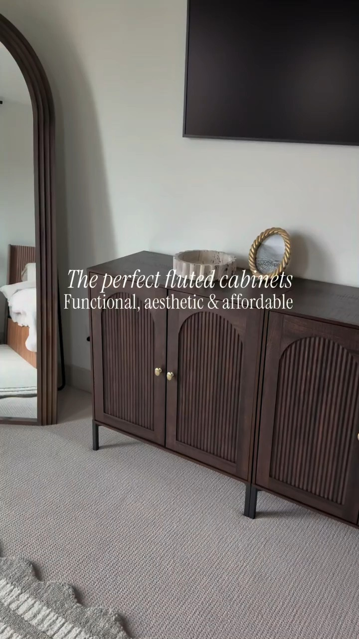 If you’re looking for the perfect cabinet with plenty of storage and the prettiest fluting detail - I’ve found them. 🤎

Primary bedroom decor | fluted cabinets for storage | buffet cabinets | affordable home decor for transitional modern

#LTKHome