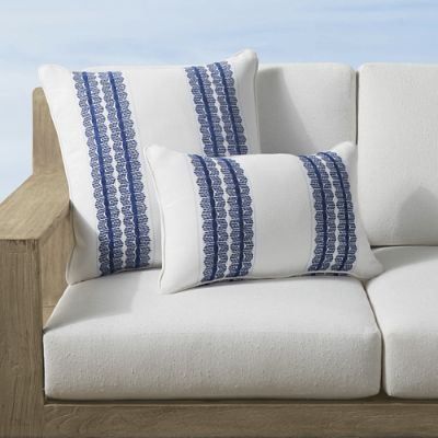 Jabari Stripe Indoor/Outdoor Pillow | Frontgate | Frontgate