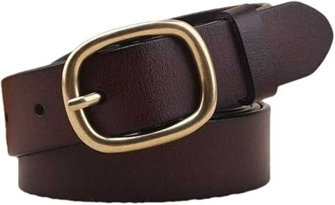 Women Shopping And Travel Leather Decorative Jeans Casual Belt | Amazon (US)